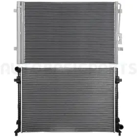 13402137 Autobasicparts Aluminum Radiator And Ac Condenser Cooling Kit For 2018-2020 2021 Volkswagen Atlas