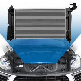 9901824 Autobasicparts For 2003-2008 Pontiac Vibe Toyota Corolla 1.8l Fits Cu2428 Aluminum Radiator