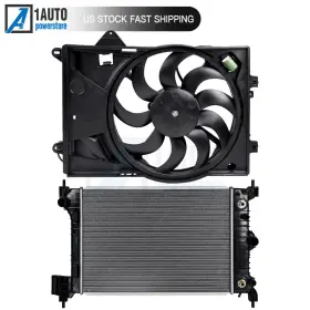 10129227 Autobtparts Electric Radiator Cooling Fan Kit Front Fit For 2012-2018 Chevrolet Sonic 1.8l