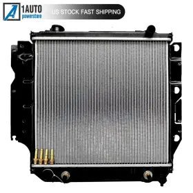10250875 Autobtparts Engine Cooling Air Aluminum Radiator For 1997-2006 Jeep Tj Wrangler 4.0l 2.4l