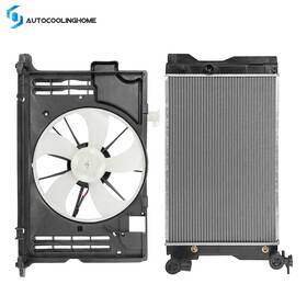 Autocooling-home Auto84822701s Electric Radiator And Cooling Fan Assembly Kit For 2014-2017 Toyota Corolla