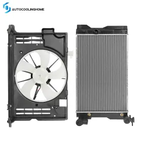 Auto84822701s Autocooling-home Electric Radiator And Cooling Fan Assembly Kit For 2014-2017 Toyota Corolla