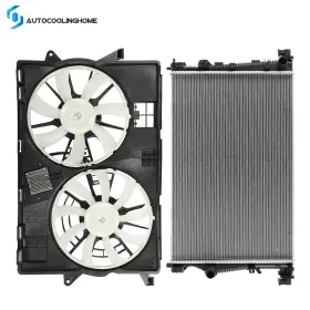 Auto84828001s Autocooling-home Electric Radiator And Cooling Fan Assembly Kit For 2014 15-2018 Jeep Cherokee 3.2l