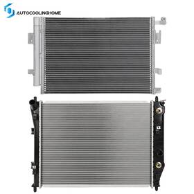 Autocoolinghome Coo84806301ling Cooling Radiator And Condenser For 2003-2004 Chevrolet Ssr 5.3l 2005-2006 6.0l