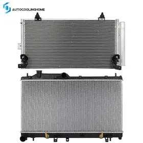 Coo84808201ling Autocoolinghome Cooling Radiator And A/c Condenser For 2005 2006 2007-2009 Subaru Outback 2.5l