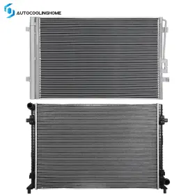 Coo84812301ling Autocoolinghome Cooling Radiator And A/c Condenser For 2020-2021 Volkswagen Atlas Cross Sport