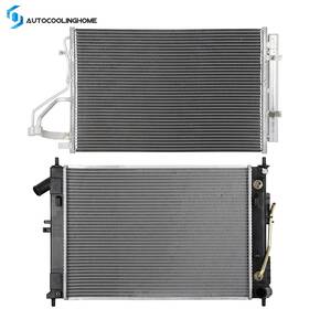 Autocoolinghome Coo84818801ling Cooling Radiator And A/c Condenser For 2014 Hyundai Elantra Coupe 2-door 2.0l L4
