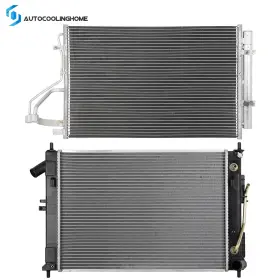 Coo84818801ling Autocoolinghome Cooling Radiator And A/c Condenser For 2014 Hyundai Elantra Coupe 2-door 2.0l L4