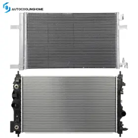 Coo84821701ling Autocoolinghome Cooling Radiator And A/c Condenser For 2015 Chevrolet Cruze Diesel Sedan 2.0l L4
