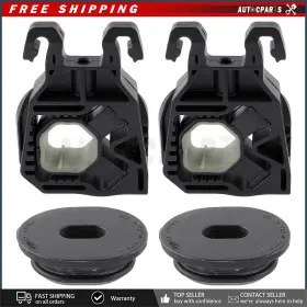 5q0-121-367-e Autocparts 5q0121367e Car Radiator Bracket Mounting Kit For Volkswagen Golf Audi Black