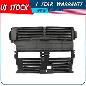 Adp16676da018s Autodayplus Front Car Radiator Grille Air Control Shutter For Ford Edge 2.0l 2015-2018