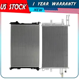 Adp84402201s Autodayplus Radiator And Ac Condenser Kit For 2013 2014-2018 Ford Flex Aluminum Replacement