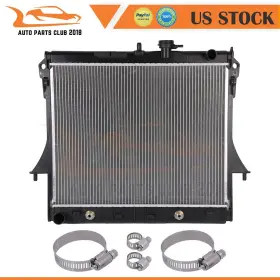 Autopartsclub2018 Ap834434c01 Aluminum Radiator For 2009-2012 Gmc Canyon With 4 Universal Oil Hose Clamps Autopartsclub2018 Ap834434c01 Aluminum Radiator For 2009-2012 Gmc Canyon With 4 Universal Oil Hose Clamps