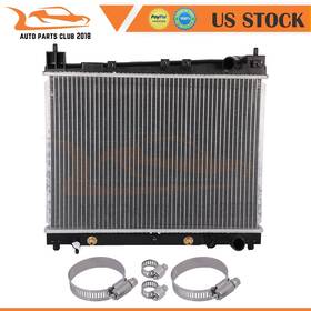 Autopartsclub2018 Ap834468c01 Aluminum Radiator For 2004-2006 Scion Xb With 4 Universal Oil Hose Clamps