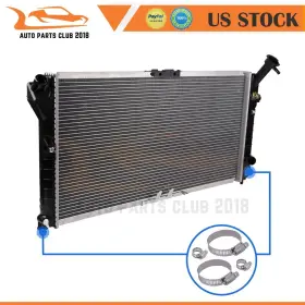 Autopartsclub2018 Ap835204c01 1518 Radiator Fits 94-96 Buick Regal Chevrolet Lumina With Universal Hose Clamps