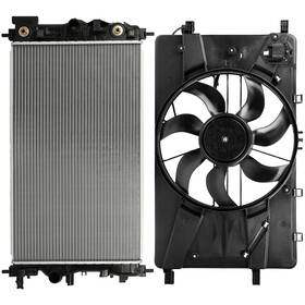 Autopuppy Ap84406701sy For 2010-2015 Chevrolet Cruze Sedan 4-door Aluminum Radiator And Cooling Fan Kit