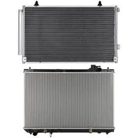 12675519 Autosuperstar Radiator And Ac Condenser Cooling Kit For 2001 2002-2007 Toyota Highlander 3.3l