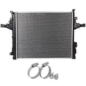 12679736 Autosuperstar Radiator For 2003-2014 Volvo Xc90 Cu2878 With Universal Oil Hose Clamps Kit