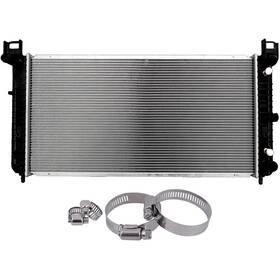 Autosuperstar 12686777 Radiator For 2000-14 Chevrolet Suburban 1500 With Universal Oil Hose Clamps Kit
