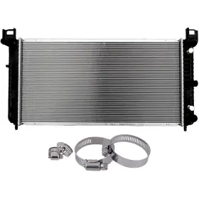 12686777 Autosuperstar Radiator For 2000-14 Chevrolet Suburban 1500 With Universal Oil Hose Clamps Kit