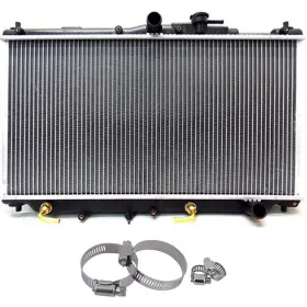 12686783 Autosuperstar Radiator For 92-96 Honda Prelude With Universal Oil Hose Clamps Kit 2.2l 2156cc