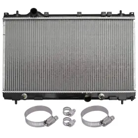 12686802 Autosuperstar Radiator For 2002-2005 Dodge Neon With Universal Oil Hose Clamps Kit 2.0l 1996cc