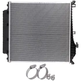 12694779 Autosuperstar Radiator For 2006-2010 Ford Explorer With Universal Oil Hose Clamps Kit 4.0l