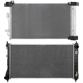 Autosuperstar 13409257 Radiator And Ac Condenser Cooling Kit For 2019 2020 Nissan Altima