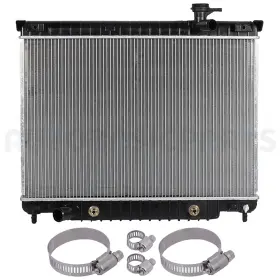 13848010 Basic-autoparts For 2002-2009 Chevy Trailblazer Gmc Envoy 4.2l Aluminum Radiator