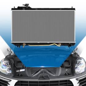 Basic-autoparts 13850973 For 1998-2000 Toyota Rav4 2.0l Aluminum Radiator Black Or Silver Fits 2292