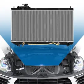 13850973 Basic-autoparts For 1998-2000 Toyota Rav4 2.0l Aluminum Radiator Black Or Silver Fits 2292