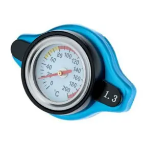 My-00913a-1a Bcsmmcar Small Head Car Radiator Cap Water Temp Meter Thermostatic Gauge 1.3 Bar Blue