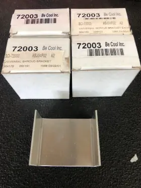 72003 Be Cool Universal Shroud Bracket Set Of 4