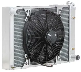 82026 Be Cool Radiators 1955-62 Chevrolet/gmc Truck With Auto Trans Non-polished Aluminum