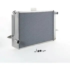 Bc61176 Be Cool Radiators 1970-74 Mopar E-body Std Trans Polished Finish 33 Inch X19 Cross-flow Radiator With