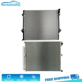 Beat-auto-cooling Best818304s01 Aluminum Radiator And A/c Condenser For 2003 2004 2005-2009 Toyota 4runner 4.0l