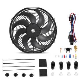 Bettercloud Xh17356 Universal 16-inch Slim Electric Radiator Cooling 16 Inch Black