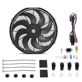 Xh17356 Bettercloud Universal 16-inch Slim Electric Radiator Cooling 16 Inch Black