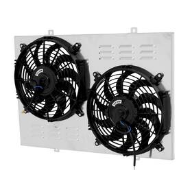 Blackhorse Racing Br67349 For Radiator 1970-1981 Chevy Camaro 78-87 Monte Carlo Aluminum Shroud 2 12 Inch Fan