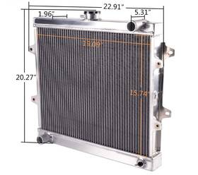 Blitech C945 Aluminum Radiator For 1984-1995 Toyota Pickup 4runner 2.4l 22r 22r-e Engine 945
