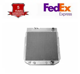 Kks259 Blitech 4 Row Aluminum Radiator For 1964-1966 Ford Mustang Falcon 260/289 V8