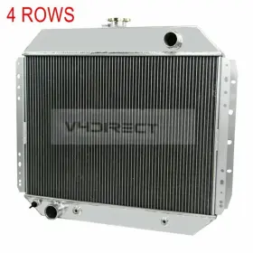 Rad433 Blitech 433 4 Row Radiator Fit 1966-1979 78 Ford F-100 F-150 F-250 F-350 Bronco V8 At