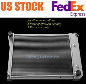 Blitech Rad5714 3 Row Aluminum Radiator For 1965 1966 1967 1968 1969 Buick Skylark Special Cc571