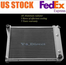 Rad5714 Blitech 3 Row Aluminum Radiator For 1965 1966 1967 1968 1969 Buick Skylark Special Cc571