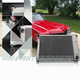 Blitech Rr5711 3 Row Aluminum Radiator For 1965 1966 1967 1968 1969 Buick Skylark Special Cc571