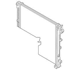 Bmw 17-11-9-797-807 Genuine Radiator 17119797807