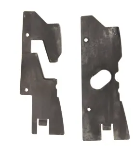 51711937974 Bmw Oem E30 85-87 M20 Radiator Left And Right Wind Splitter Trim Cover Air Panel
