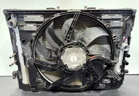 7980109 Bmw 11-12 Oem F01 F02 Alpina B7 Main Radiators Cooling Fan Assembly Set N63