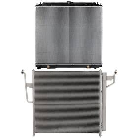 Book-autoparts 13572819 1 X Aluminum Core Radiator Ac Condenser For 2008-2012 Nissan Pathfinder