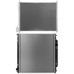 Book-autoparts 13572914 1 X Radiator Ac Condenser For 1999-2004 Ford F-250 F-350 F-450 Super Duty